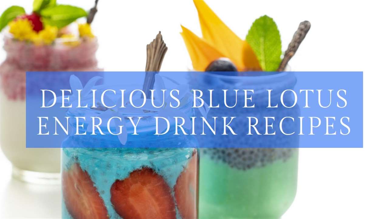 Blue Lotus Energy Drink Recipes