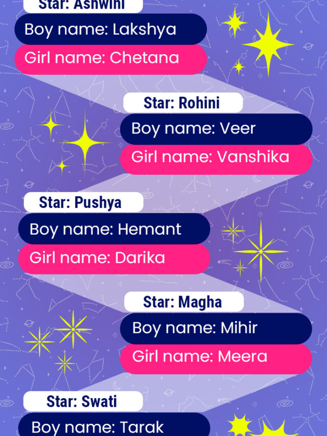 Baby names inspired by stars and nakshatras